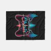 Groovy Chris First Name D Chris Control Game Meme Fleecedecke (Vorderseite (Horizontal))