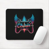 Groovy Chris First Name D Chris Control Game Meme  Mousepad (Mit Mouse)