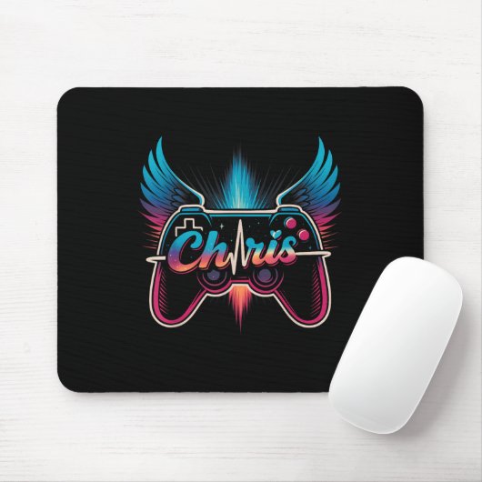 Groovy Chris First Name D Chris Control Game Meme  Mousepad (Mit Mouse)