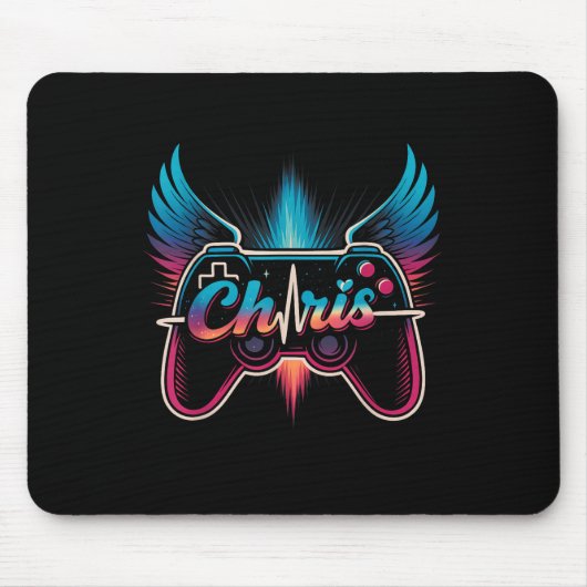 Groovy Chris First Name D Chris Control Game Meme  Mousepad (Vorne)