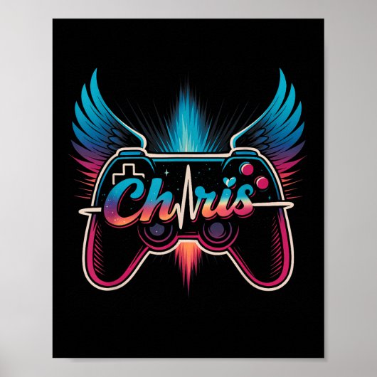 Groovy Chris First Name D Chris Control Game Meme  Poster (Vorne)