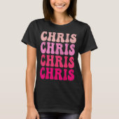 Groovy Chris First Name D I Love Chris Tees Meme  (Vorderseite)