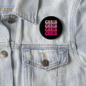 Groovy Chris First Name D I Love Chris Tees Meme Button (Beispiel)
