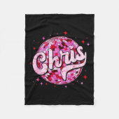 Groovy Chris First Name D I Love Chris Tees Meme  Fleecedecke (Vorderseite)