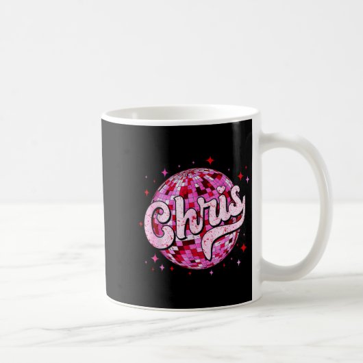 Groovy Chris First Name D I Love Chris Tees Meme Kaffeetasse (Rechts)