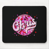 Groovy Chris First Name D I Love Chris Tees Meme  Mousepad (Vorne)