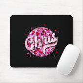 Groovy Chris First Name D I Love Chris Tees Meme  Mousepad (Mit Mouse)