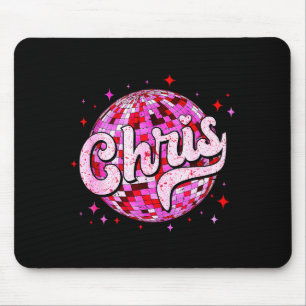 Groovy Chris Vorname D Ich Liebe Chris Tees Meme Mousepad
