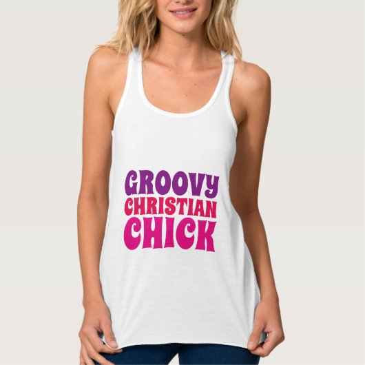 GROOVY CHRISTLICH CHICK T - Shirt (Vorderseite)