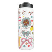 Groovy Christlich ist sie Mama Design Thermosbecher (Vorderseite)