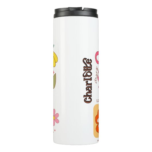 Groovy Christlich ist sie Mama Design Thermosbecher (Rückseite)