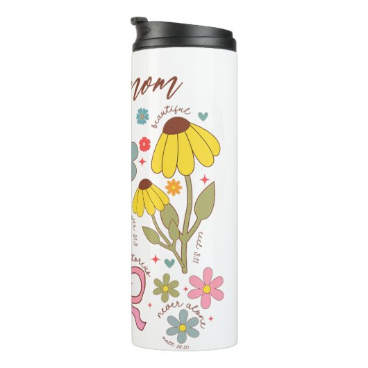 Groovy Christlich ist sie Mama Design Thermosbecher (Nach rechts gedreht)