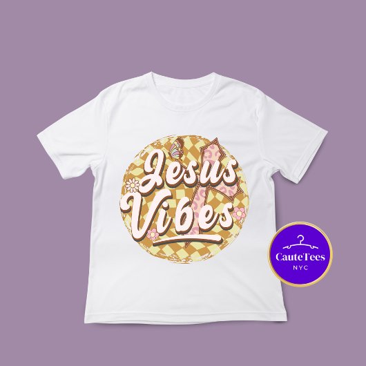 Groovy Christlich Jesus Vibes T-Shirt