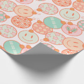 Groovy Christmas Balls Geschenkpapier (Ecke)