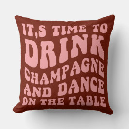 Groovy Christmas Day Throw Kissen