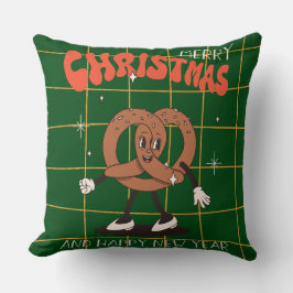Groovy Christmas Day Throw Kissen