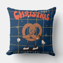 Groovy Christmas Day Throw Kissen