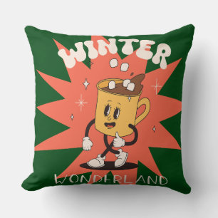 Groovy Christmas Day Throw Kissen