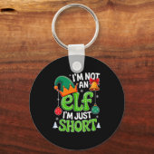 Groovy Christmas Im nicht ein Elf nur Kurzen Xmas Schlüsselanhänger (Vorderseite)