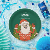 Groovy Christmas Niedliche Teller (Party)