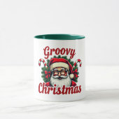 Groovy Christmas Santa Tasse (Zentrum)