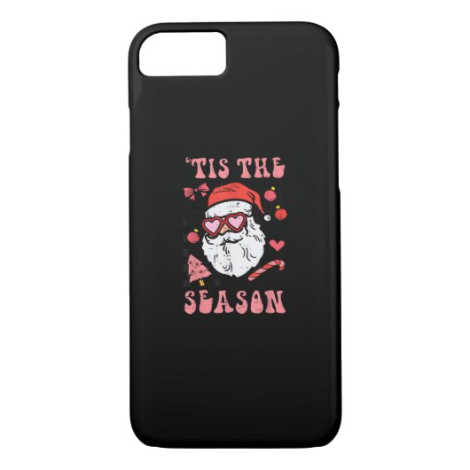 Groovy Christmas Santa Tis The Season Case-Mate iPhone Hülle (Rückseite)