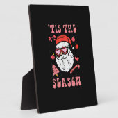 Groovy Christmas Santa Tis The Season Fotoplatte (Seite)