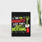 Groovy Christmas Shirts Pajamas Pjs Funny on The L Karte (Vorderseite)