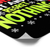 Groovy Christmas Shirts Pajamas Pjs Funny on The L Poster (Ecke)