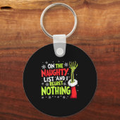 Groovy Christmas Shirts Pajamas Pjs Funny on The L Schlüsselanhänger (Vorderseite)