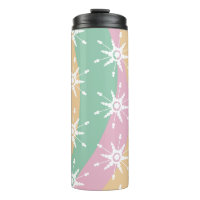 Groovy Christmas Snowflake Swirl Marmor