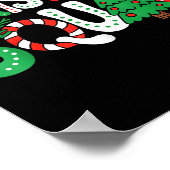 Groovy Christmas Squad Xmas Tree Family Matching P Poster (Ecke)