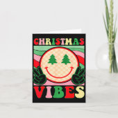 Groovy Christmas Vibes Happy Christmas Day For Men Karte (Vorderseite)