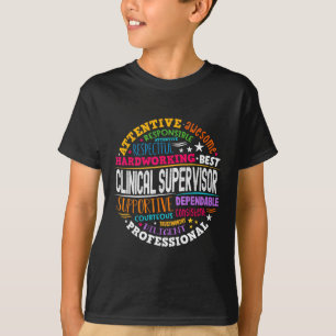 Groovy Clinical Supervisor Würdigung Gesundheit So T-Shirt