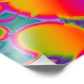Groovy Color Burst Fotodruck (Ecke)