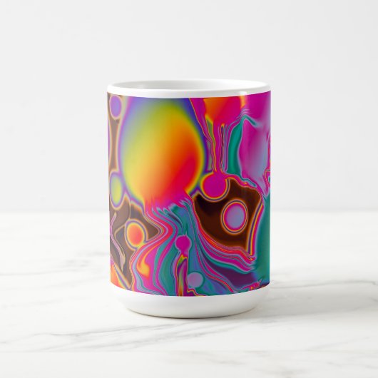 Groovy Color Burst Kaffeetasse (Mittel)