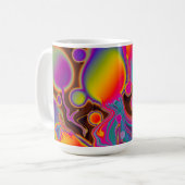 Groovy Color Burst Kaffeetasse (Vorderseite Links)