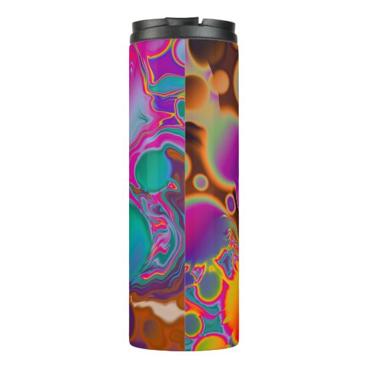 Groovy Color Burst Thermosbecher (Rückseite)