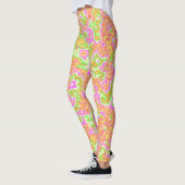 Groovy Colorful Acica Ristorante La Lanchetta Leggings (Links)