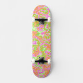 Groovy Colorful Acica Ristorante La Lanchetta Skateboard (Vorderseite)