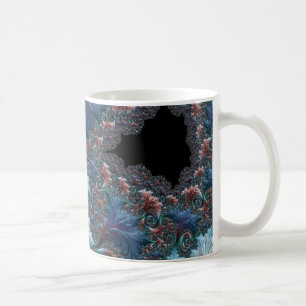 Groovy Colorful Boho Hippie Mandelbrot Fraktal Art Kaffeetasse