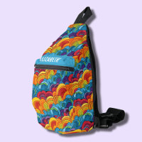 Groovy Colorful Clouds