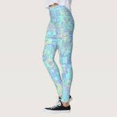 Groovy Colorful Funky Squares Leggings (Links)