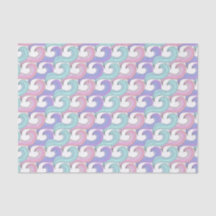 Groovy Colorful Wave Musterpapier