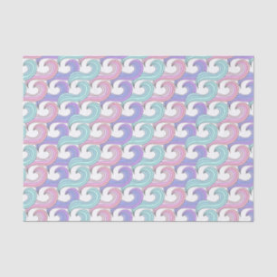 Groovy Colorful Wave Musterpapier Seidenpapier