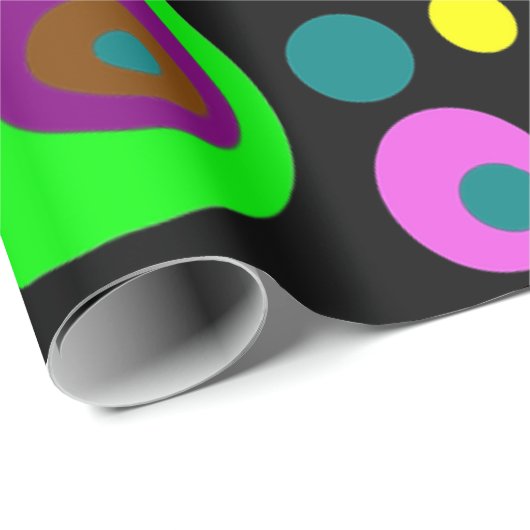 Groovy Colors Geschenkpapier (Rolleneckpunkt)
