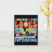 Groovy Communication sieht für jeden anders aus Karte (Gelbe Blume)