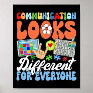 Groovy Communication sieht für jeden anders aus Poster