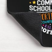 Groovy Community Schools Leiter verbreitet Positiv Mousepad (Ecke)