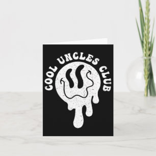 Groovy Cool Uncles Club Retro Onkel Väter Day Ha Karte